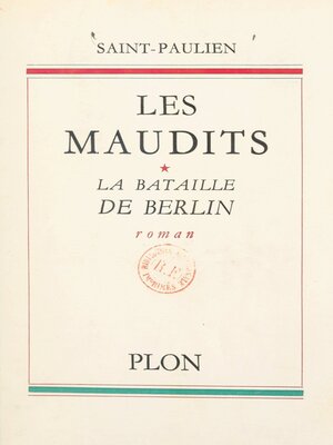 cover image of Les maudits (1)